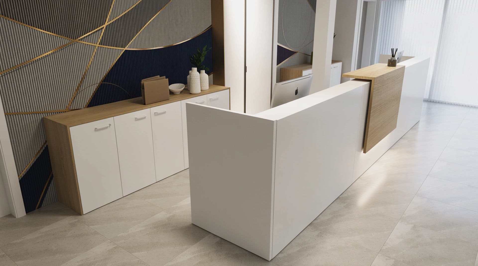 Reception — render indicativo